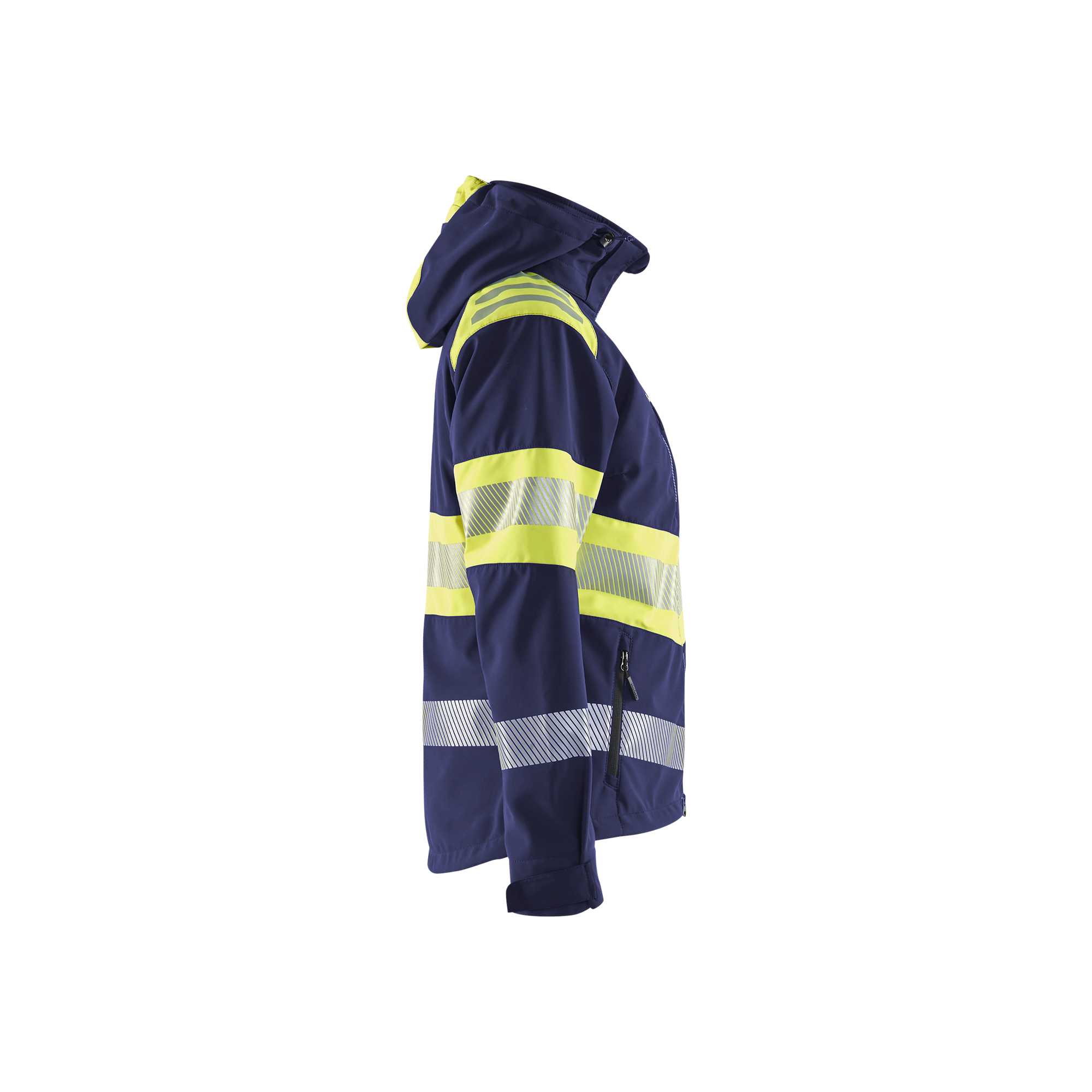 BLAKLADER 44042513 Women’s Hi Vis Softshell Jacket Hi Vis Reflective Softshell Work Jacket WOMEN - Waterproof